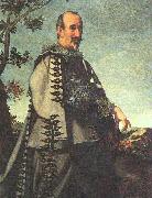DOLCI, Carlo Portrait of Ainolfo de  Bardi oil
